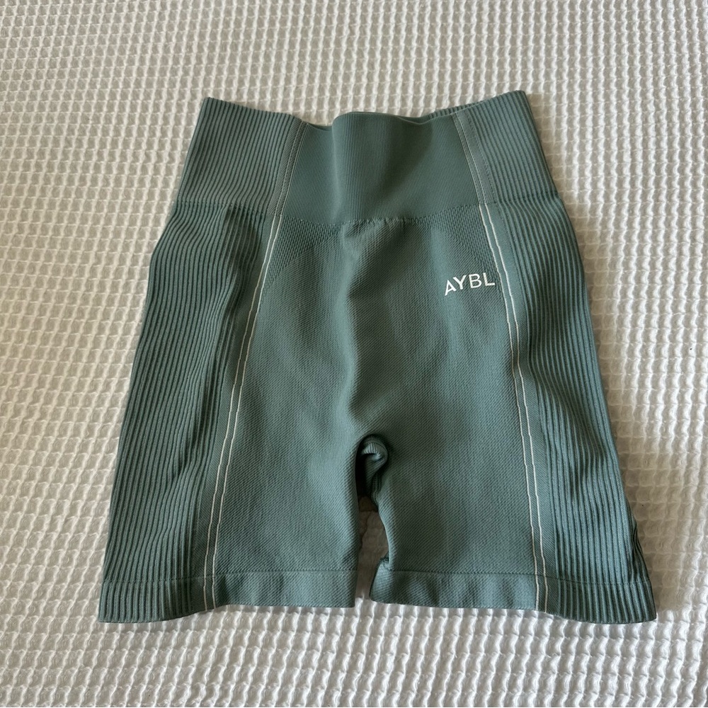 Aybl Reflex Seamless Biker Shorts Teal